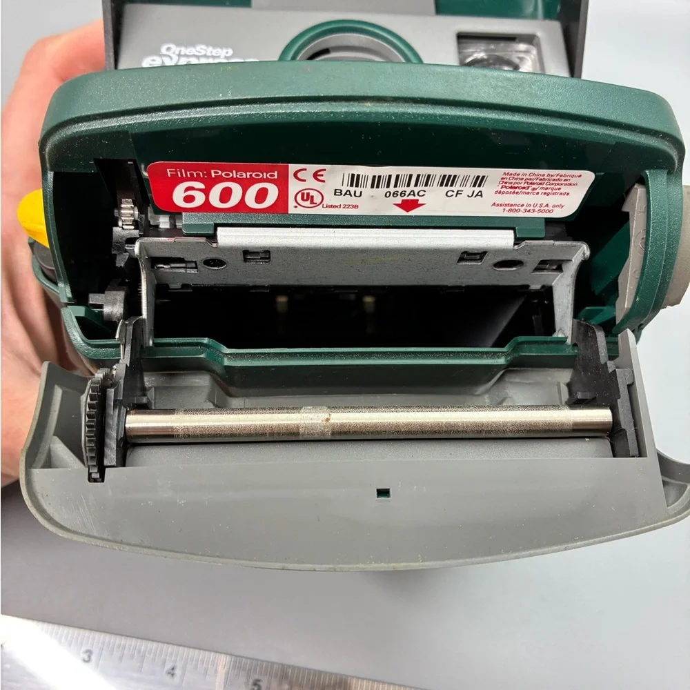 Y2K Polaroid OneStep Express‎ WORKING Green Instant Camera